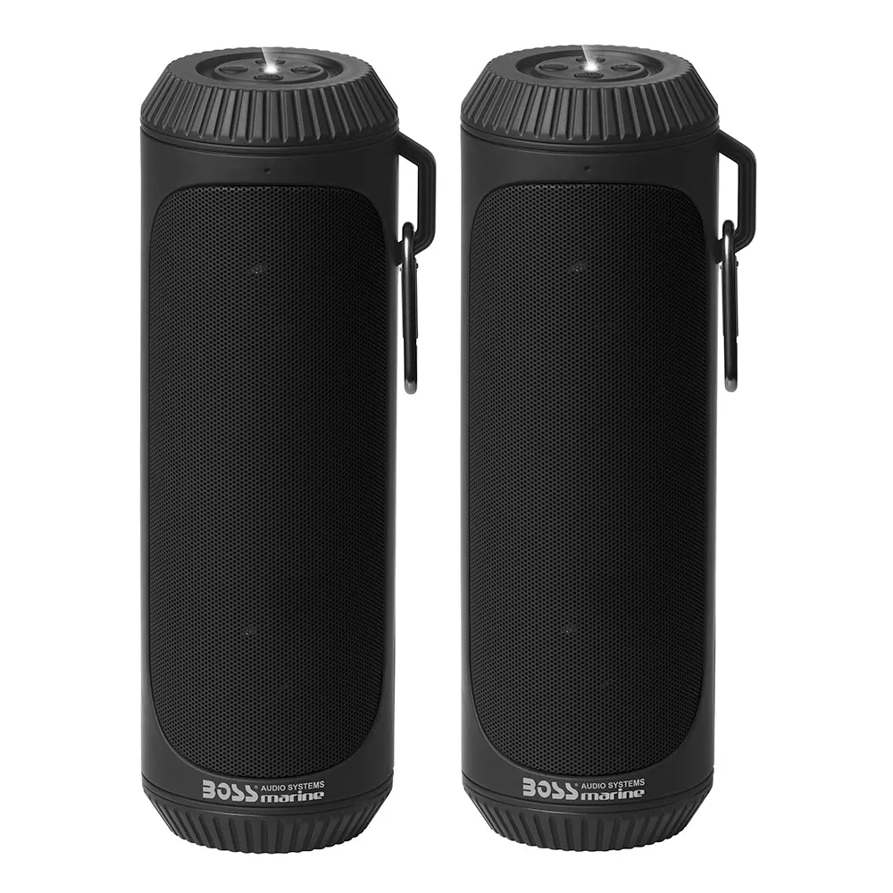 boss-audio-bolt-marine-bluetooth-reg-portable-speaker-system-w-flashlight-pair-b Boss Audio Bolt Marine Bluetooth® Portable Speaker System w/Flashlight - Pair - Black