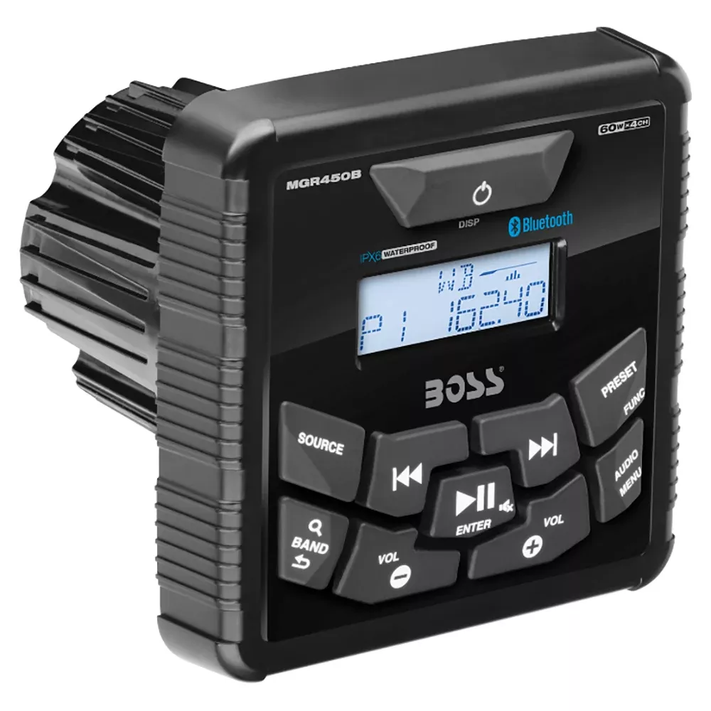 boss-audio-mgr450b-in-dash-marine-gauge-digital-media-bluetooth-audio-streaming- Boss Audio MGR450B In-Dash Marine Gauge Digital Media Bluetooth Audio Streaming AM/FM Receiver