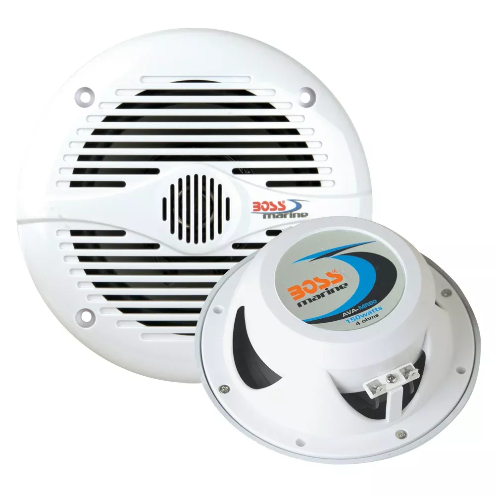 boss-audio-mr50-5-25-quot-round-speakers-white-pair Boss Audio MR50 5.25" Round Speakers - White - Pair