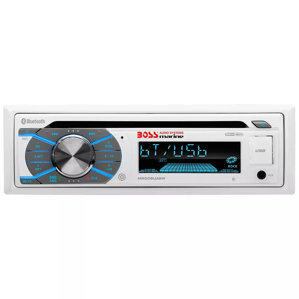 boss-audio-mr508uabw-single-din-cd-usb-sd-mp3-wma-am-fm-receiver-w-bluetooth Boss Audio MR508UABW Single-DIN CD/USB/SD/MP3/WMA/AM/FM Receiver w/Bluetooth