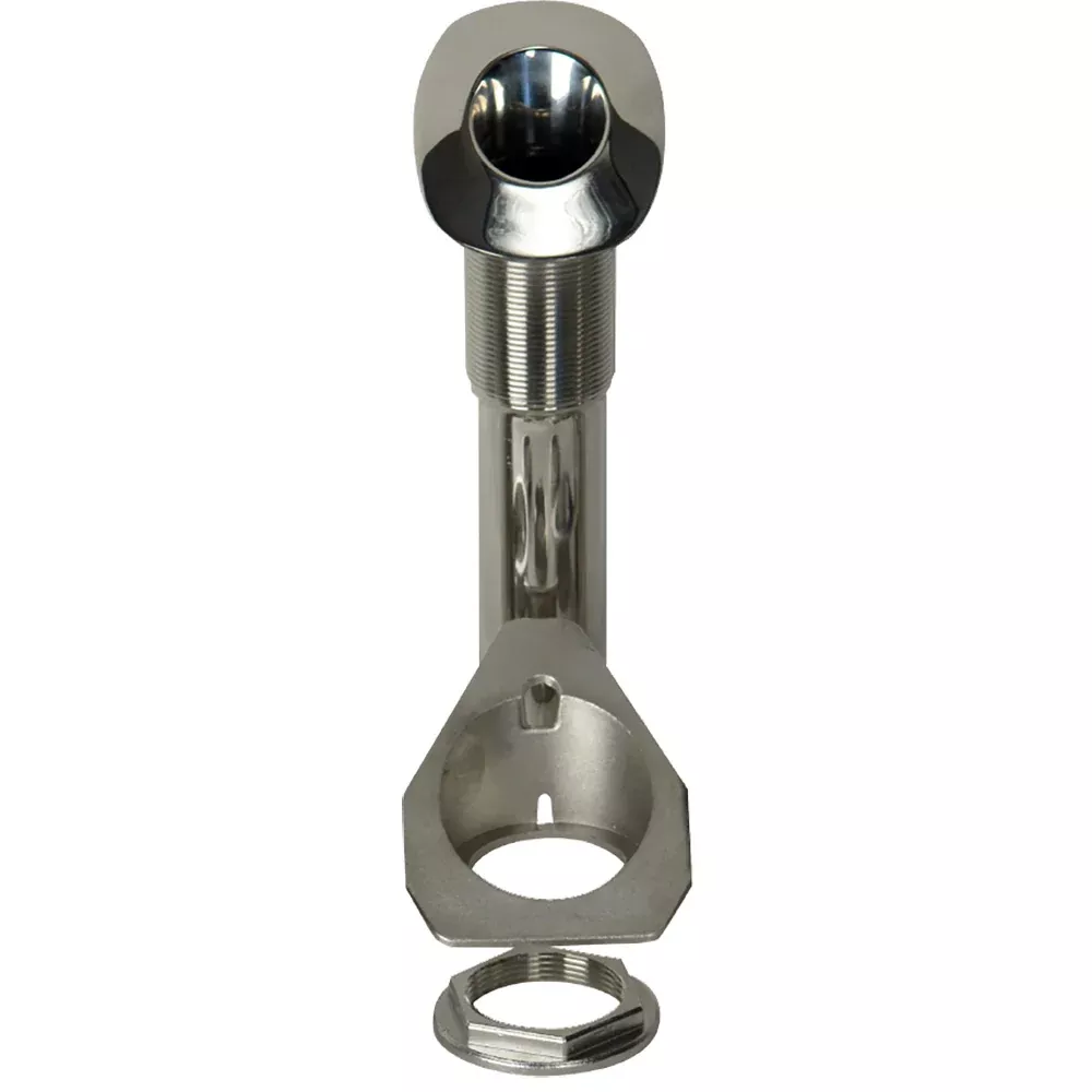 c-e-smith-80-series-screwless-flush-mount-rod-holder-30-degree-stainless-steel-c C.E. Smith 80 Series Screwless Flush Mount Rod Holder - 30 Degree - Stainless Steel - Cast Bottom - Black Liner