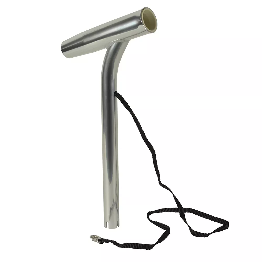 c-e-smith-outrigger-rod-holder-w-liner-amp-strap-aluminum C.E. Smith Outrigger Rod Holder w/Liner & Strap - Aluminum