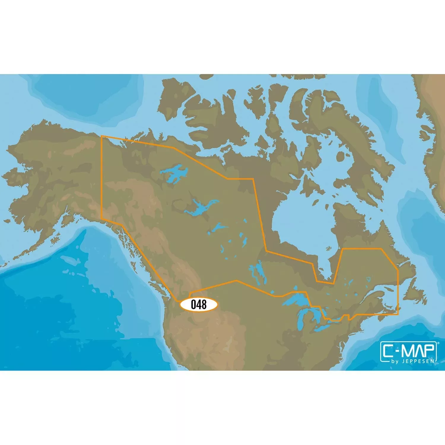 c-map-m-na-d048-4d-microsd-canada-lakes C-MAP M-NA-D048 4D microSD Canada lakes