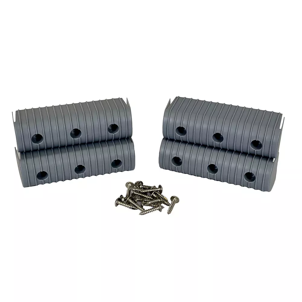 caliber-bunkwrap-end-cap-2x6-quot-grey-accessory-kit-w-stainless-steel-hardware- Caliber BunkWrap End Cap 2x6" Grey Accessory Kit w/Stainless Steel Hardware *4-Pack