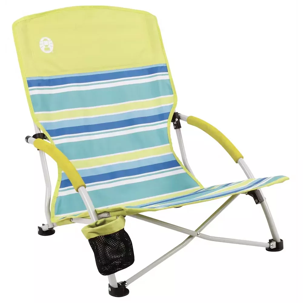 coleman-utopia-breeze-trade-beach-sling-chair-yellow-blue Coleman Utopia Breeze™ Beach Sling Chair - Yellow/Blue
