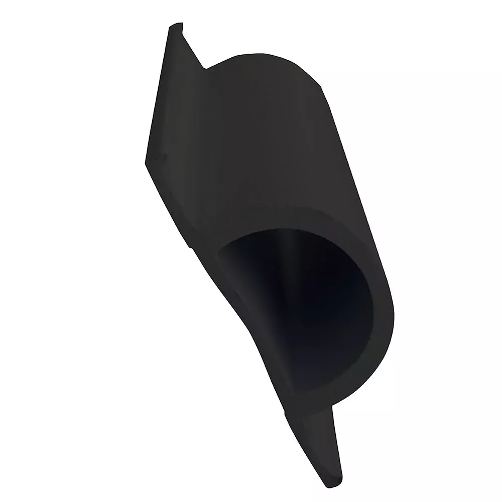 dock-edge-standard-quot-d-quot-pvc-profile-16-roll-black Dock Edge Standard "D" PVC Profile - 16' Roll - Black