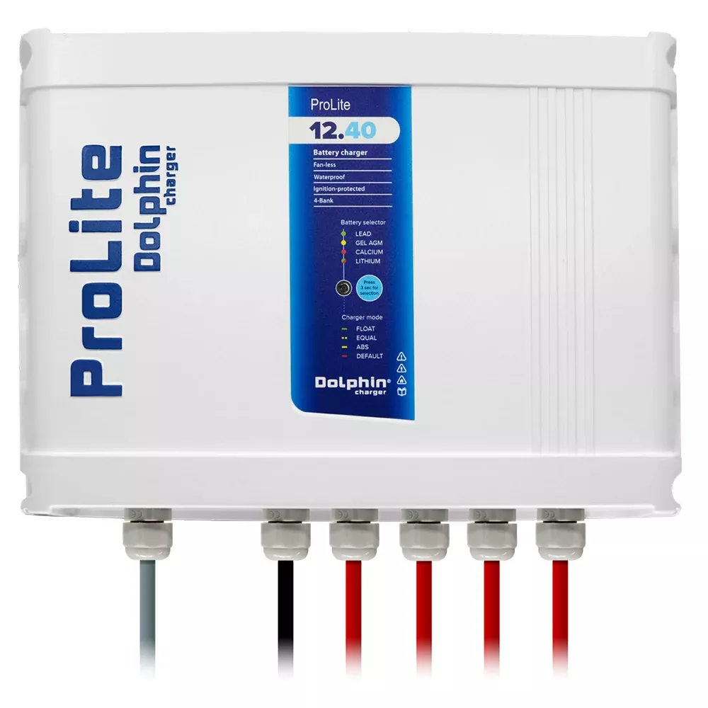 dolphin-prolite-charger-4-bank-12v-40a Dolphin ProLite Charger 4 Bank - 12V - 40A
