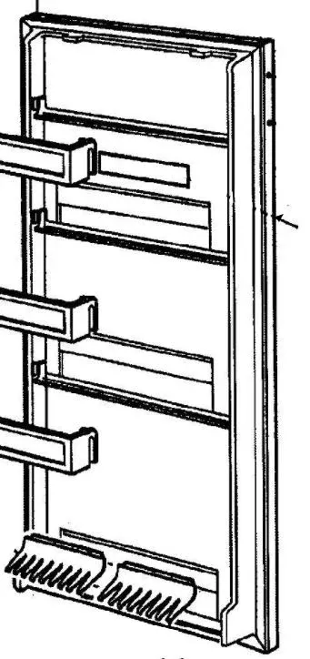 Dometic 2931590182 Refrigerator Door