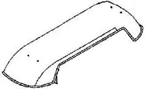 Dometic 3100529043 Refrigerator Vent Cover