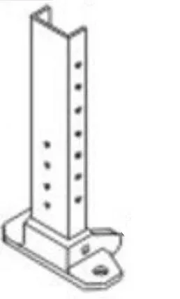 dometic-310811009m-awning-carport-foot Dometic 310811009M Awning Carport Foot