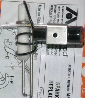 Dometic 93868 Water Heater Electrode