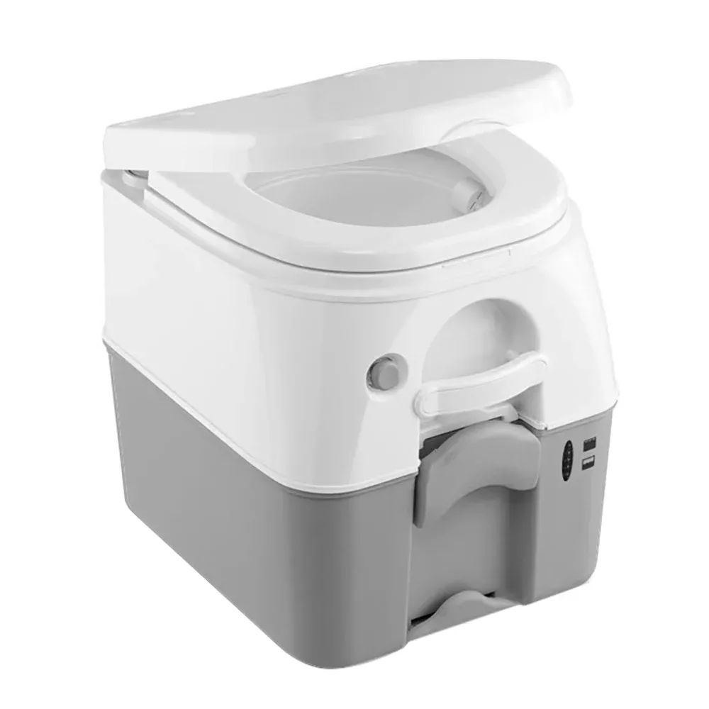 dometic-975-msd-portable-toilet-w-mounting-brackets-5-gallon-grey Dometic 975 MSD Portable Toilet w/Mounting Brackets - 5 Gallon - Grey