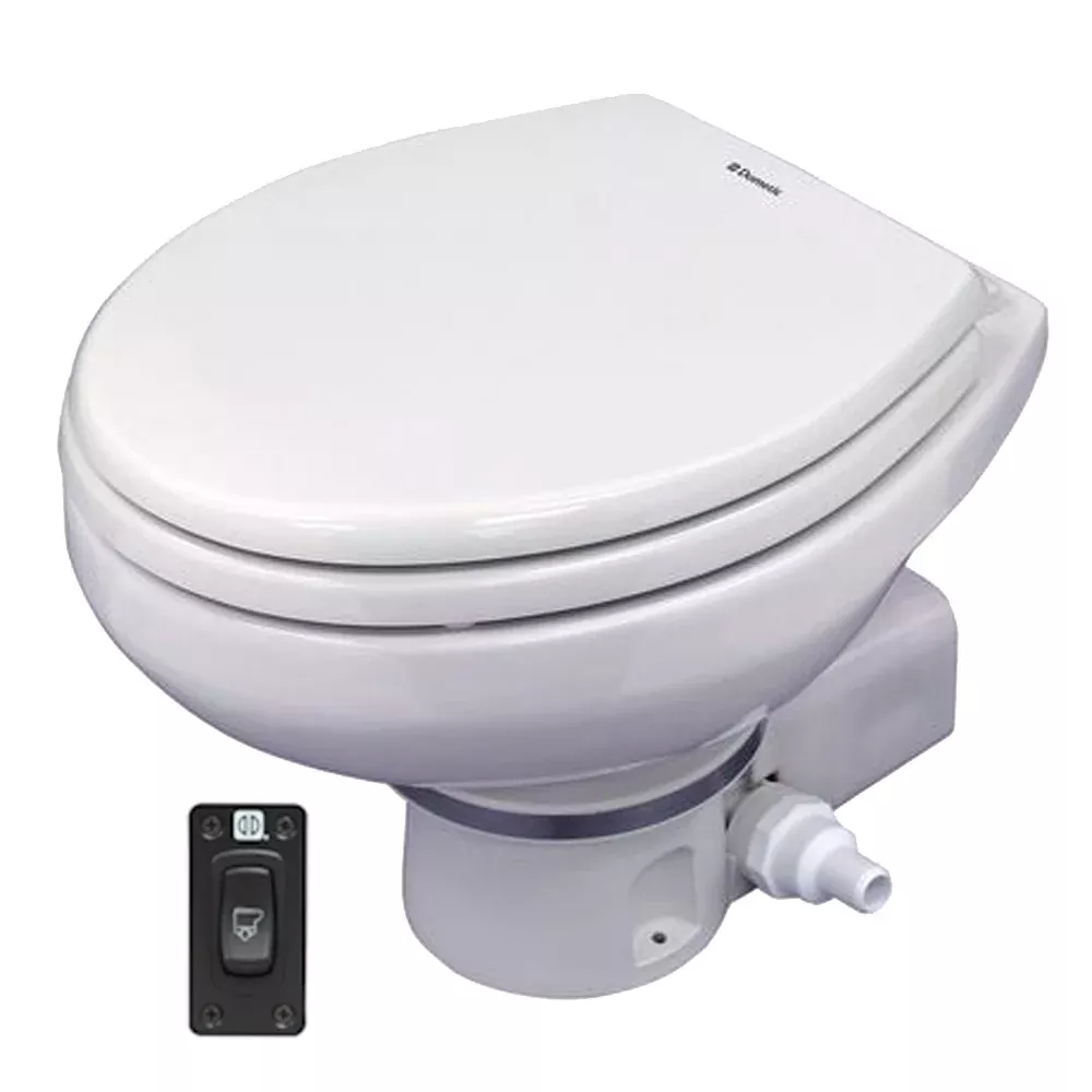 dometic-masterflush-7260-macerator-toilet-12v-white Dometic MasterFlush 7260 Macerator Toilet - 12V - White