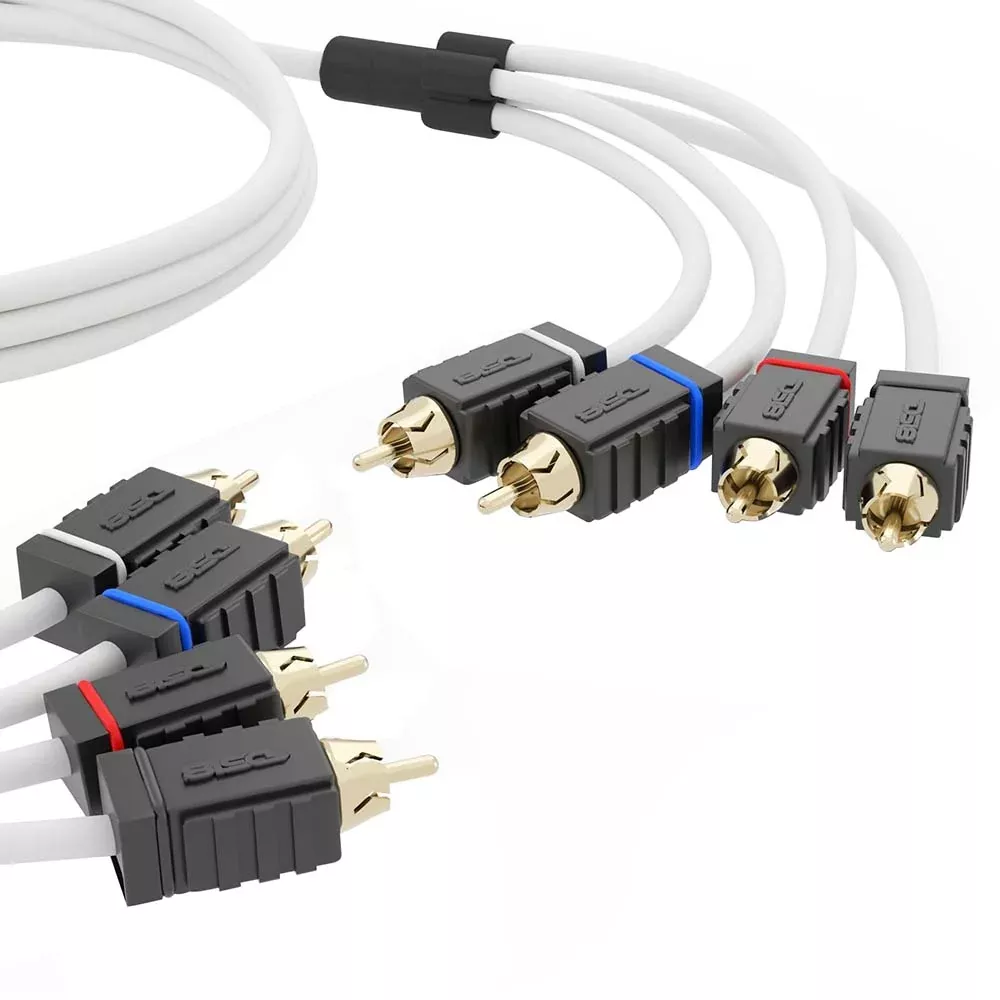 ds18-marine-tinned-ofc-rca-cable-4-channel-6-39 DS18 Marine Tinned OFC RCA Cable - 4 Channel - 6'