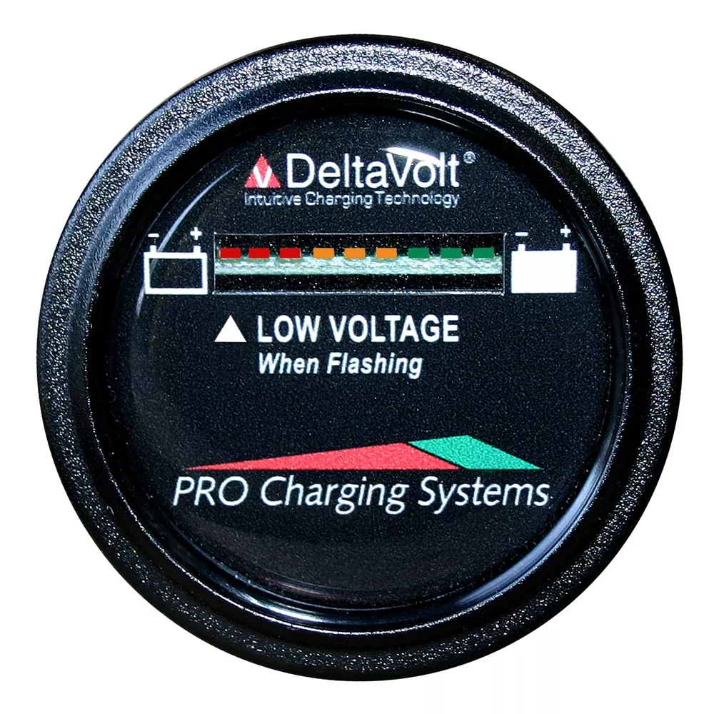 dual-pro-battery-fuel-gauge-deltaview-reg-link-compatible-64v-system-8-8v-batter Dual Pro Battery Fuel Gauge - DeltaView® Link Compatible - 64V System (8-8V Batteries)
