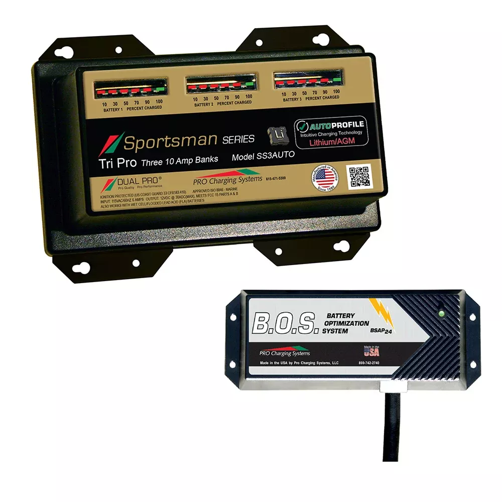 dual-pro-ss3-auto-3-bank-battery-charger-w-2-bank-b-o-s Dual Pro SS3 Auto 3 Bank Battery Charger w/2 Bank B.O.S.