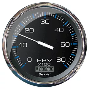 faria-chesapeake-black-5-tachometer-w-digital-hourmeter Faria Chesapeake Black 5' Tachometer w/Digital Hourmeter