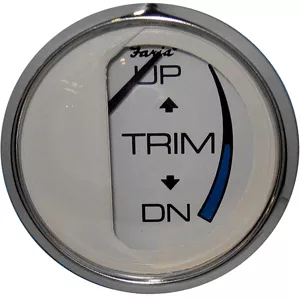 faria-chesapeake-white-ss-2-trim-gauge-j-e-suzuki-outboard Faria Chesapeake White SS 2' Trim Gauge (J/E/Suzuki Outboard)