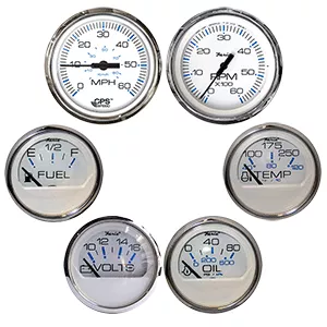 faria-chesapeake-white-w-stainless-steel-bezel-boxed-set-6 Faria Chesapeake White w/Stainless Steel Bezel Boxed Set of 6