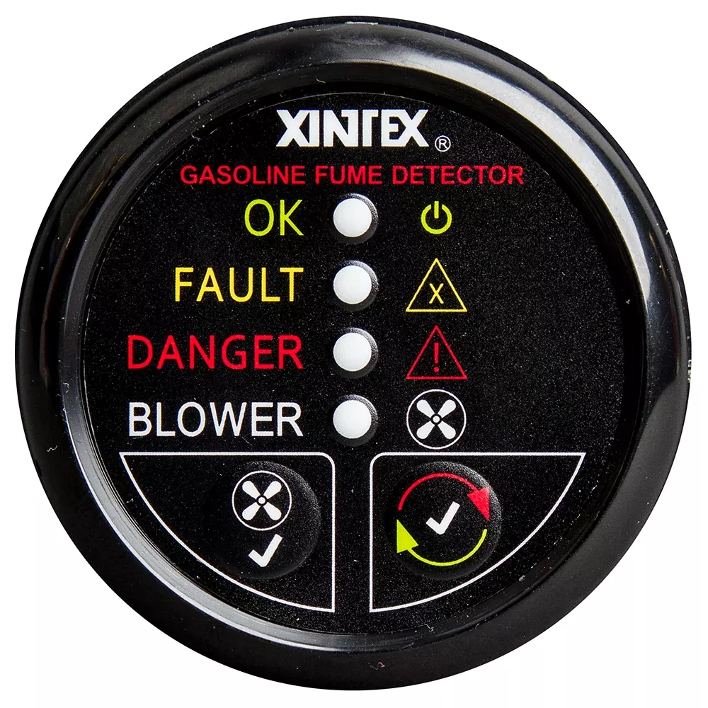 fireboy-xintex-gasoline-fume-detector-w-blower-control-black-bezel-12v-g-1bb-r Fireboy-Xintex Gasoline Fume Detector w/ Blower Control - Black Bezel - 12V G-1BB-R