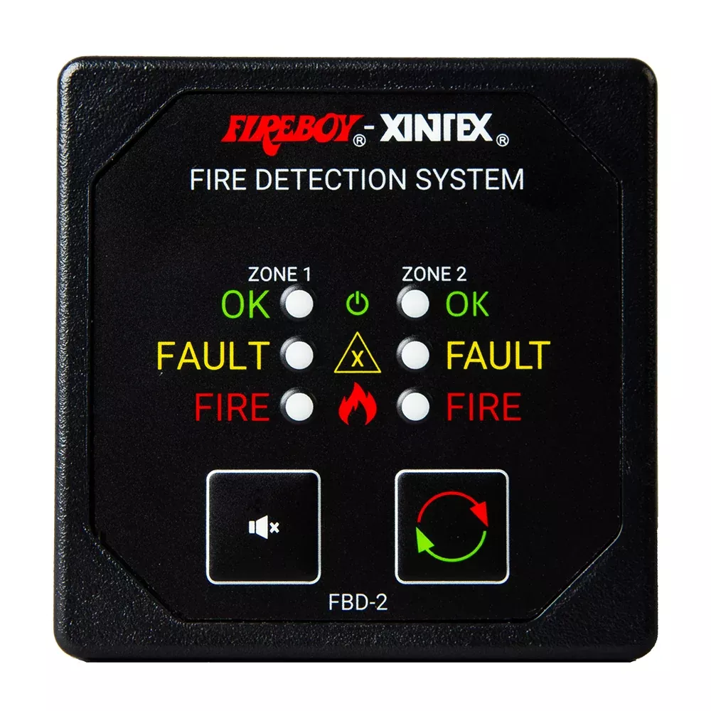 fireboy-xintex-two-zone-detection-amp-alarm-panel-2-5-8-quot-display-12-24v-dc Fireboy-Xintex Two Zone Detection & Alarm Panel - 2-5/8" Display - 12/24V DC