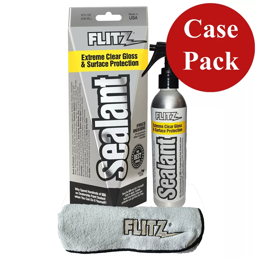 flitz-ceramic-sealant-spray-bottle-w-microfiber-polishing-cloth-236ml-8oz-case-6 Flitz Ceramic Sealant Spray Bottle w/Microfiber Polishing Cloth - 236ml/8oz *Case of 6*