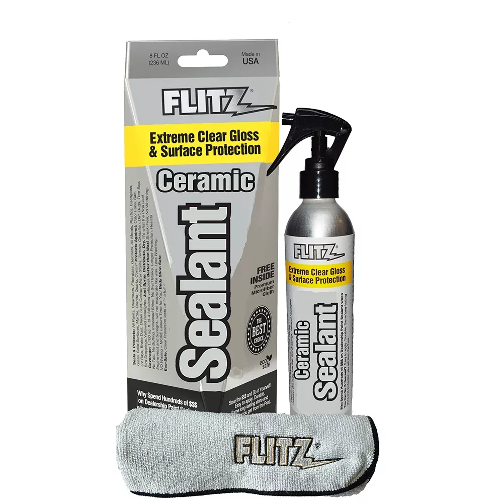 flitz-ceramic-sealant-spray-bottle-w-microfiber-polishing-cloth-236ml-8oz Flitz Ceramic Sealant Spray Bottle w/Microfiber Polishing Cloth - 236ml/8oz