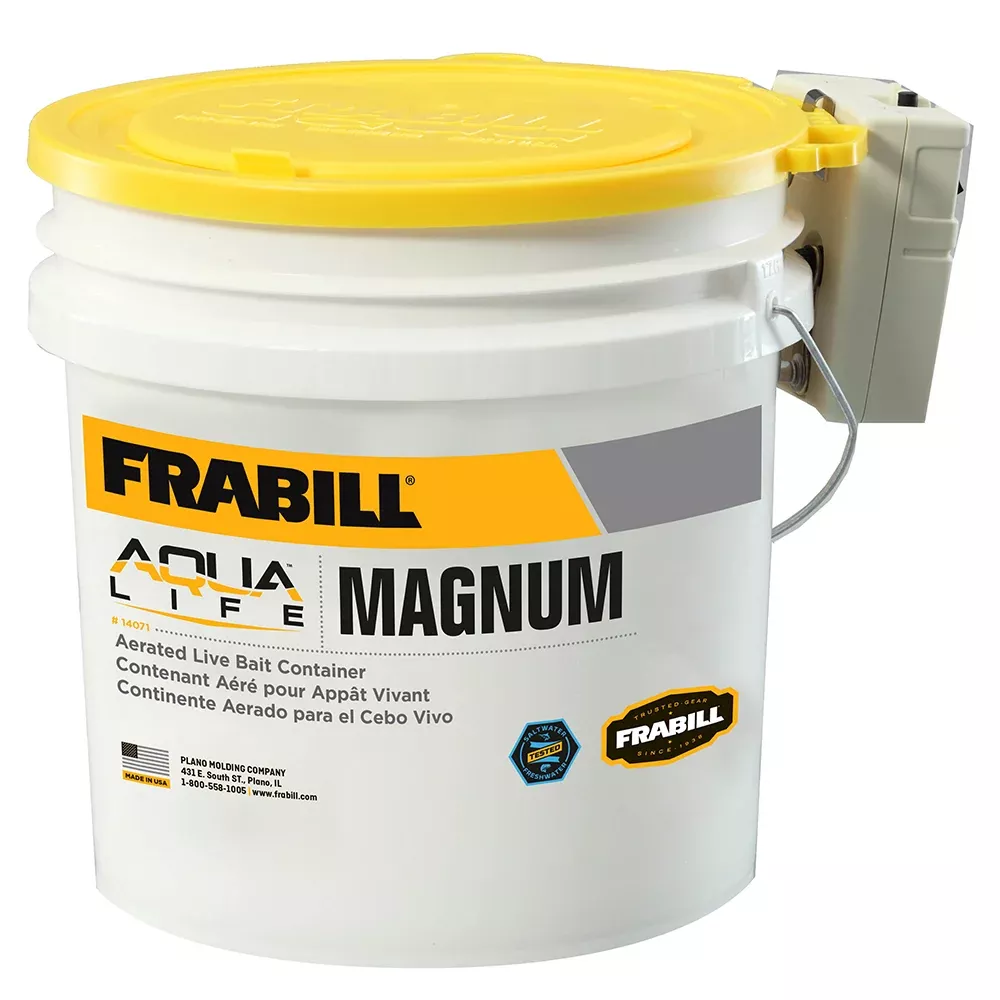 frabill-magnum-bucket-4-25-gallons-w-aerator Frabill Magnum Bucket - 4.25 Gallons w/Aerator