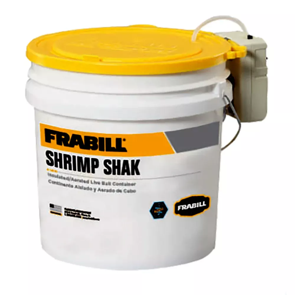frabill-shrimp-shak-bait-holder-4-25-gallons-w-aerator Frabill Shrimp Shak Bait Holder - 4.25 Gallons w/Aerator