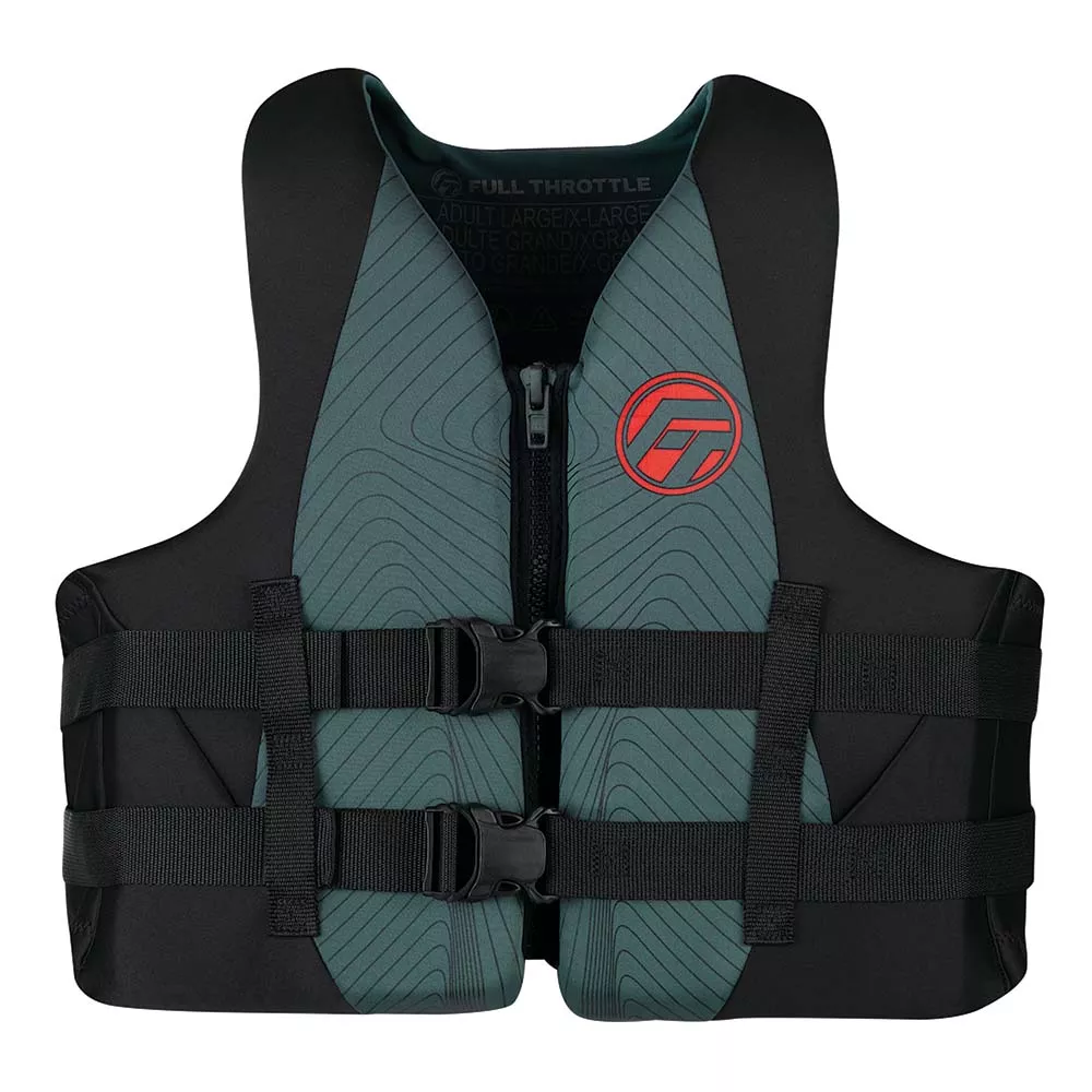 full-throttle-adult-rapid-dry-life-jacket-s-m-grey-black Full Throttle Adult Rapid-Dry Life Jacket - S/M - Grey/Black