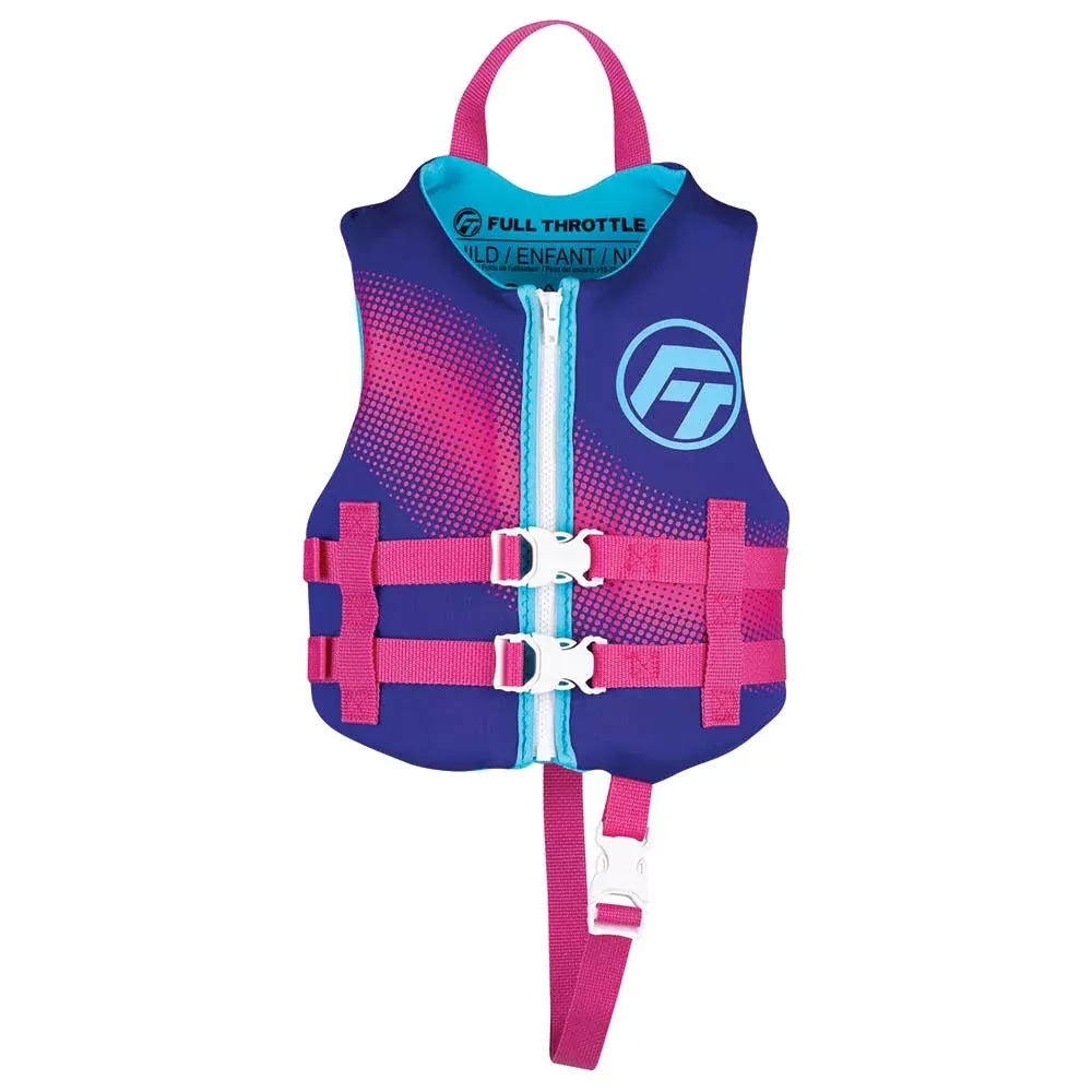 full-throttle-child-rapid-dry-life-jacket-purple Full Throttle Child Rapid-Dry Life Jacket -Purple