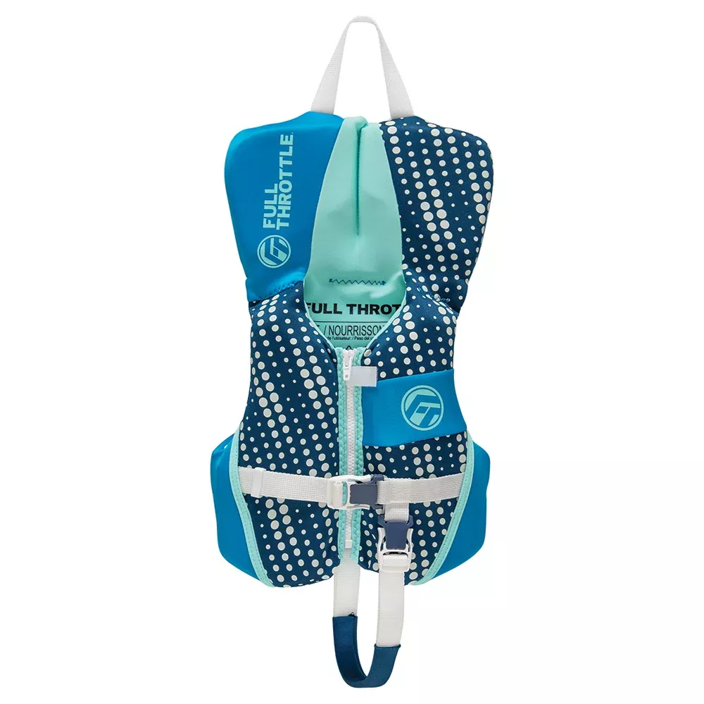 full-throttle-infant-rapid-dry-flex-back-life-jacket-aqua Full Throttle Infant Rapid-Dry Flex-Back Life Jacket - Aqua