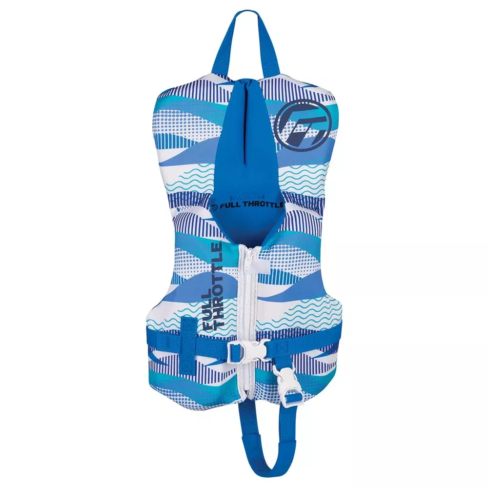 full-throttle-infant-rapid-dry-flex-back-life-jacket-blue Full Throttle Infant Rapid-Dry Flex-Back Life Jacket - Blue