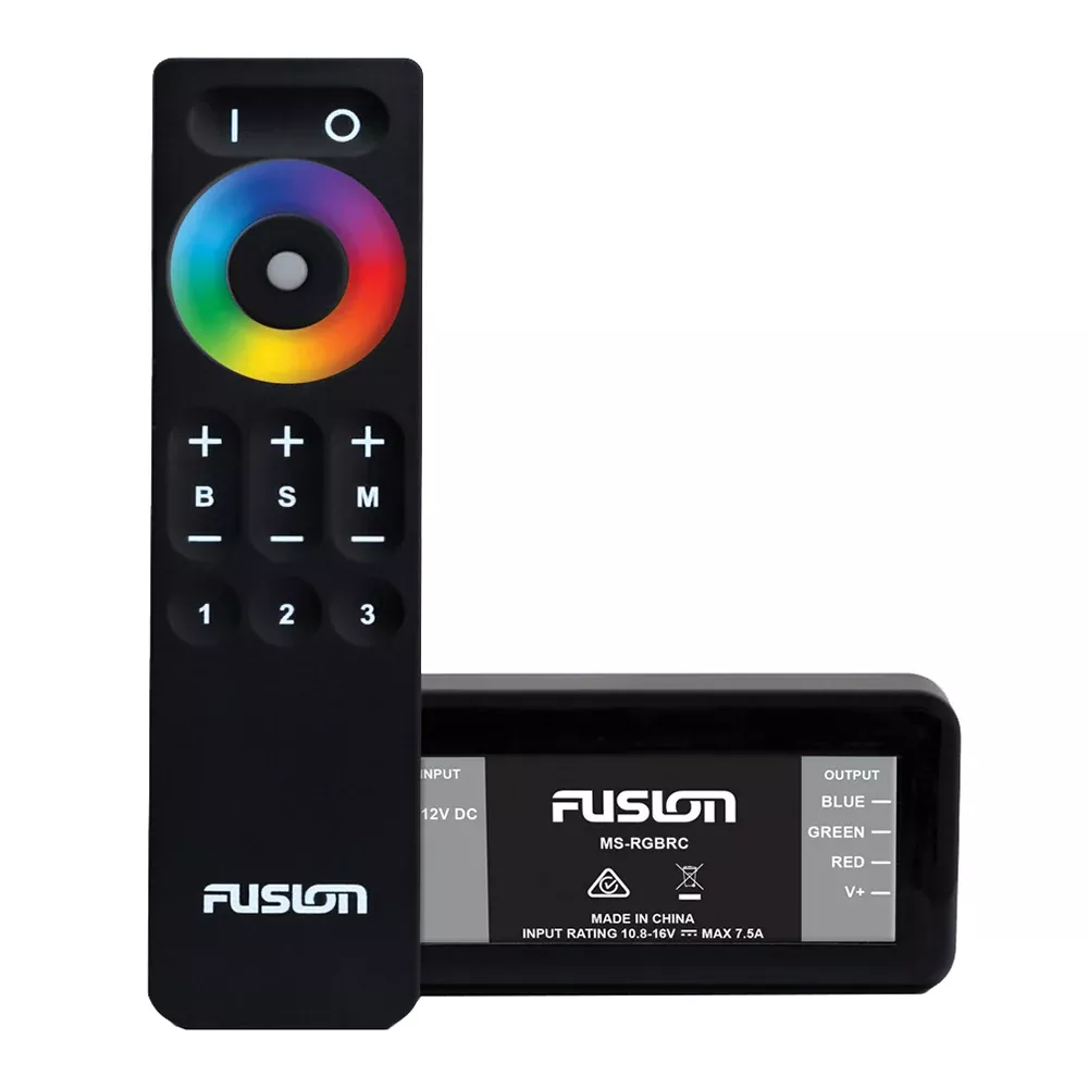 fusion-ms-rgbrc-rgb-lighting-control-module-w-wireless-remote-control FUSION MS-RGBRC RGB Lighting Control Module w/Wireless Remote Control
