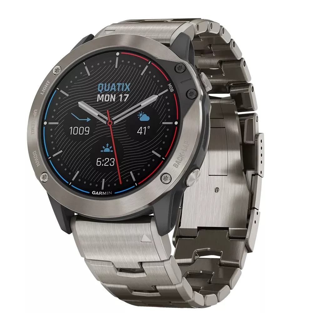 garmin-quatix-6x-solar-watch-titanium-w-titanium-band Garmin quatix 6X Solar Watch - Titanium w/Titanium Band