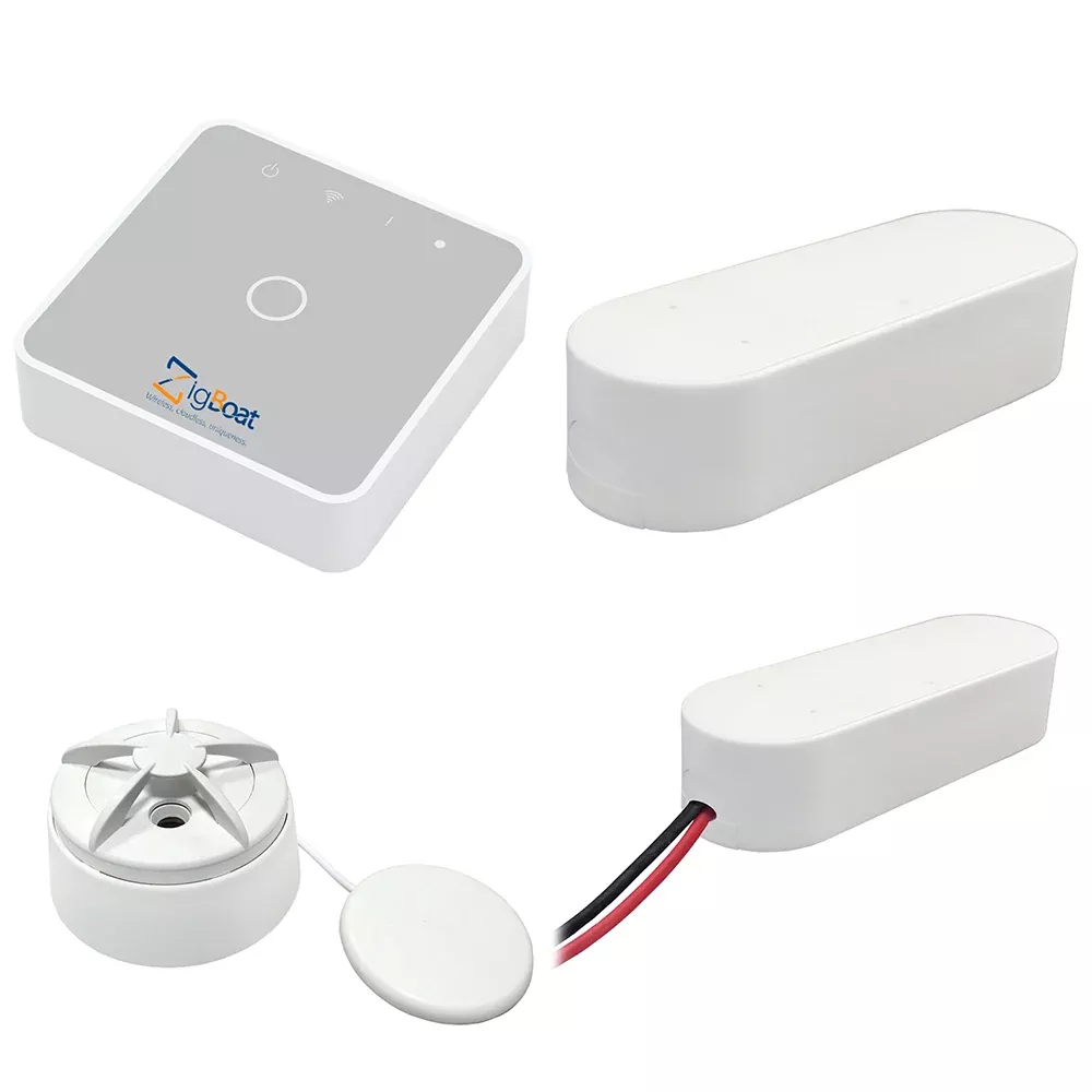 glomex-zigboat-trade-starter-kit-system-gateway-battery-door-porthold-amp-flood- Glomex ZigBoat™ Starter Kit System - Gateway, Battery, Door/Porthold & Flood Sensor