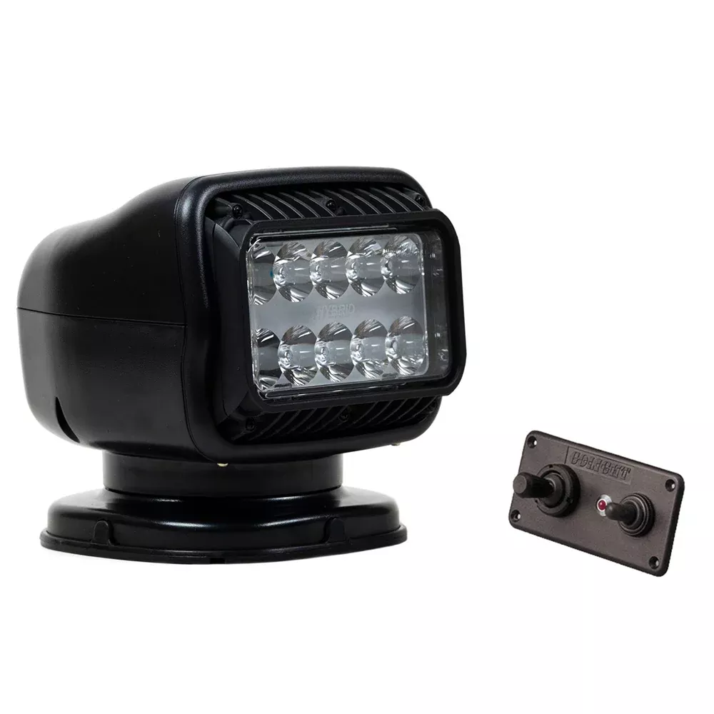 golight-gt-series-led-hybrid-light-permanent-mount-w-handheld-wireless-remote-12 Golight GT Series LED Hybrid Light Permanent Mount w/Handheld Wireless Remote - 12V - Black