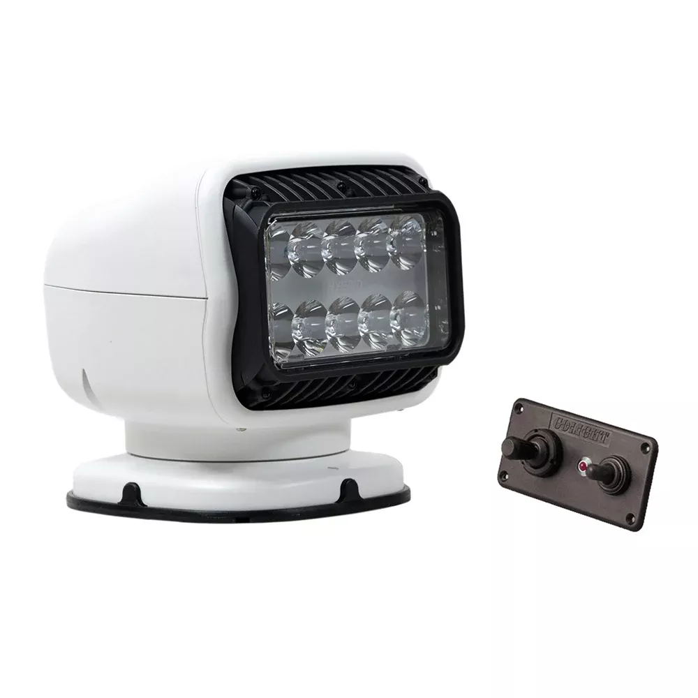 golight-gt-series-led-hybrid-light-permanent-mount-w-hardwired-dash-mount-remote Golight GT Series LED Hybrid Light Permanent Mount w/Hardwired Dash Mount Remote - 12V - White