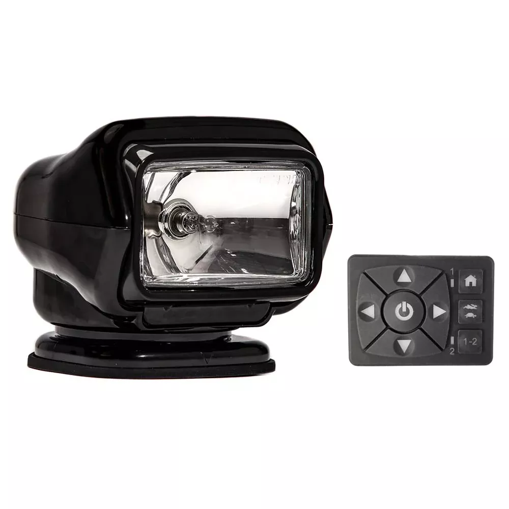 golight-stryker-st-series-permanent-mount-black-12v-halogen-w-hard-wired-dash-mo Golight Stryker ST Series Permanent Mount Black 12V Halogen w/Hard Wired Dash Mount Remote