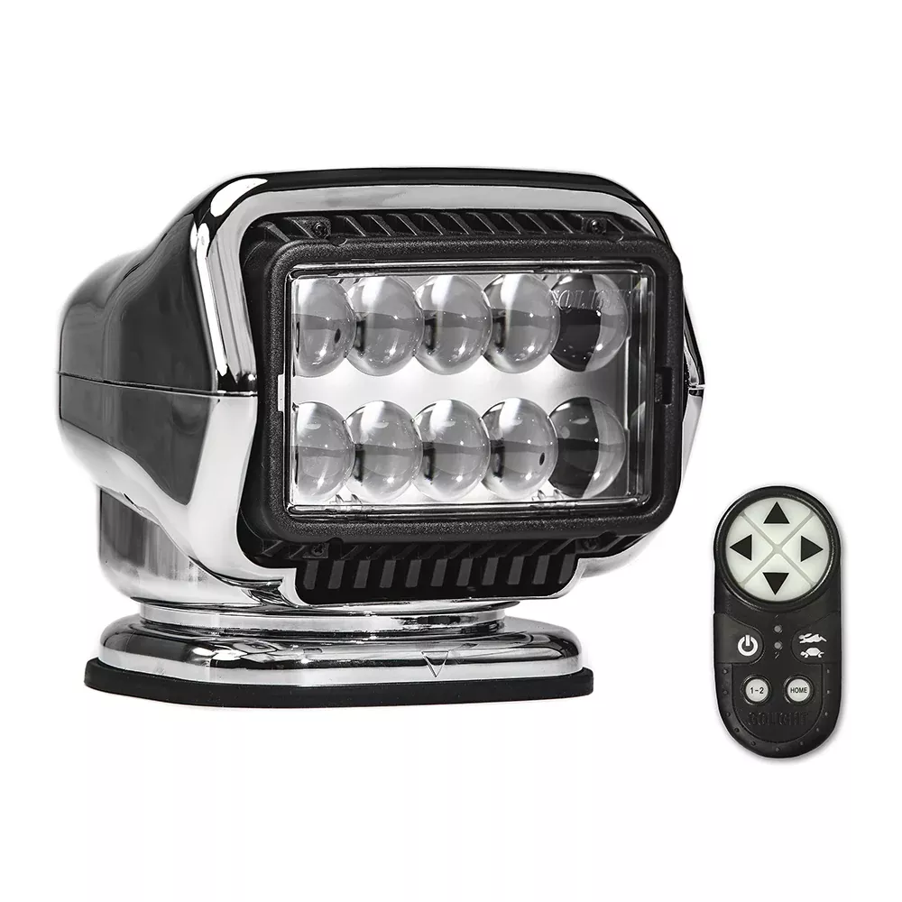 golight-stryker-st-series-permanent-mount-chrome-led-w-wireless-handheld-remote Golight Stryker ST Series Permanent Mount Chrome LED w/Wireless Handheld Remote