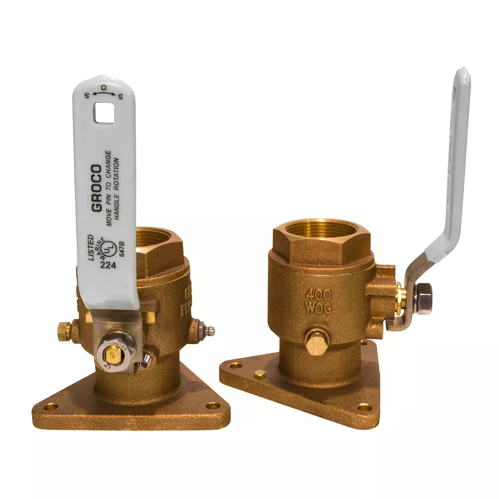 groco-1-1-2-quot-bronze-tri-flanged-ball-valve-seacock GROCO 1-1/2" Bronze Tri-Flanged Ball Valve/Seacock