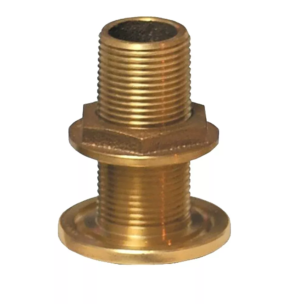 groco-1-1-2-quot-nps-npt-combo-bronze-thru-hull-fitting-w-nut GROCO 1-1/2" NPS NPT Combo Bronze Thru-Hull Fitting w/Nut
