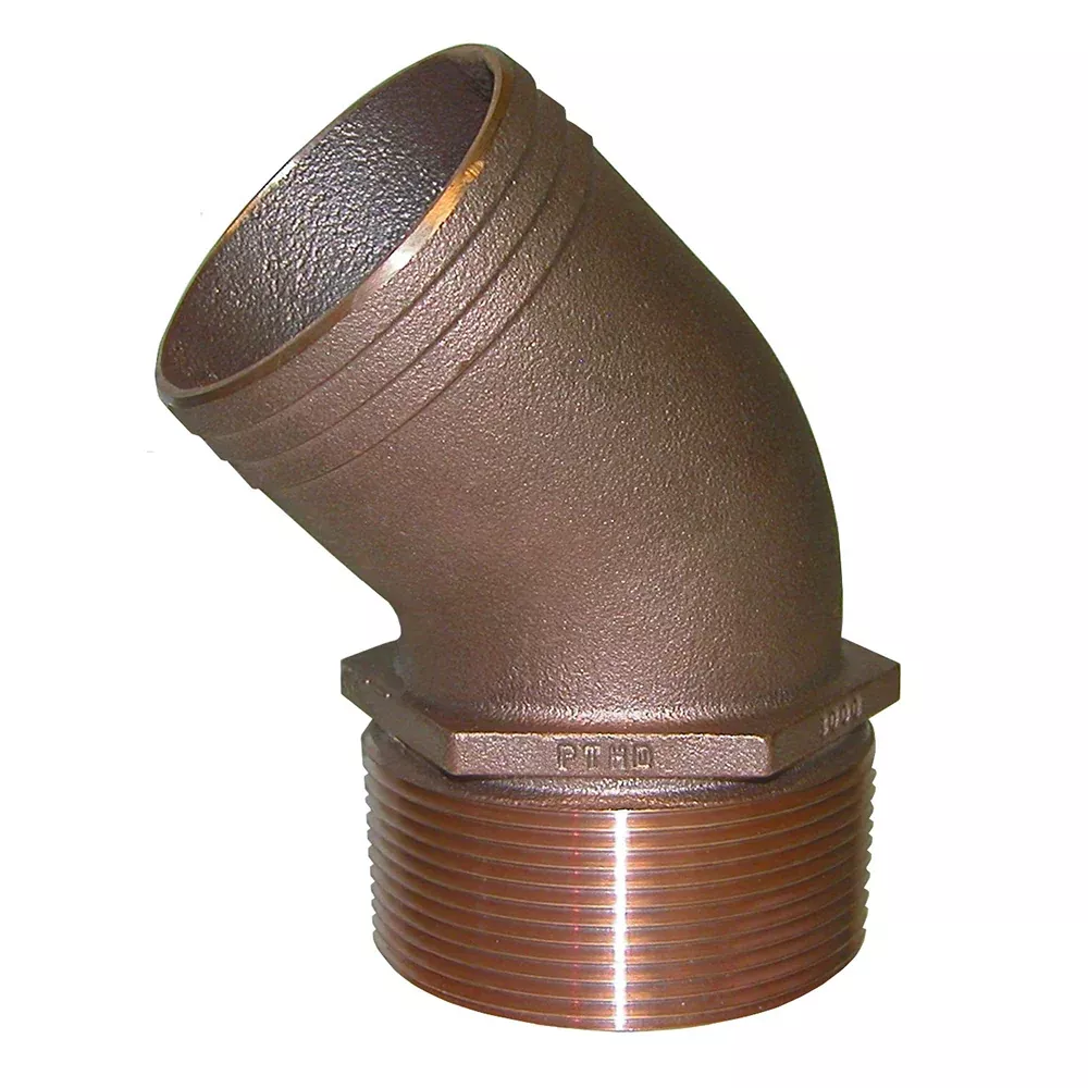 groco-1-quot-npt-bronze-45-degree-pipe-to-1-quot-hose GROCO 1" NPT Bronze 45 Degree Pipe to 1" Hose