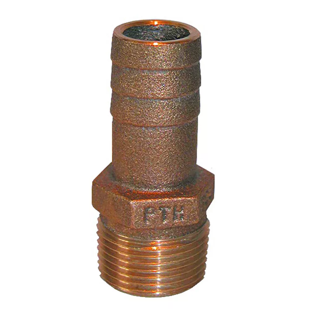 groco-2-quot-npt-x-2-quot-id-bronze-pipe-to-hose-straight-fitting GROCO 2" NPT x 2" ID Bronze Pipe to Hose Straight Fitting