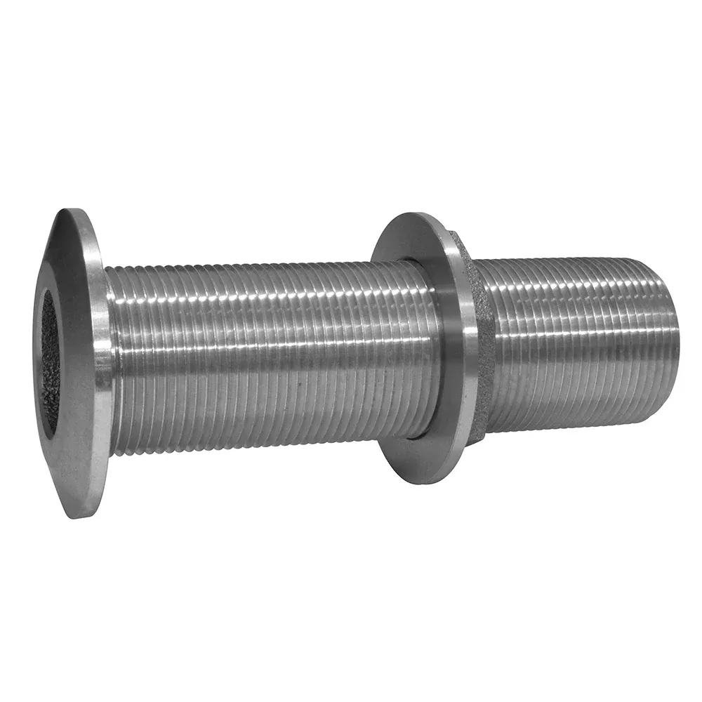groco-2-quot-stainless-steel-extra-long-thru-hull-fitting-w-nut GROCO 2" Stainless Steel Extra Long Thru-Hull Fitting w/Nut