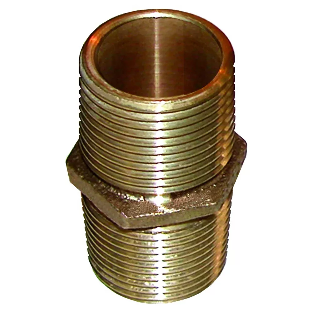 groco-bronze-pipe-nipple-1-1-2-quot-npt GROCO Bronze Pipe Nipple - 1-1/2" NPT