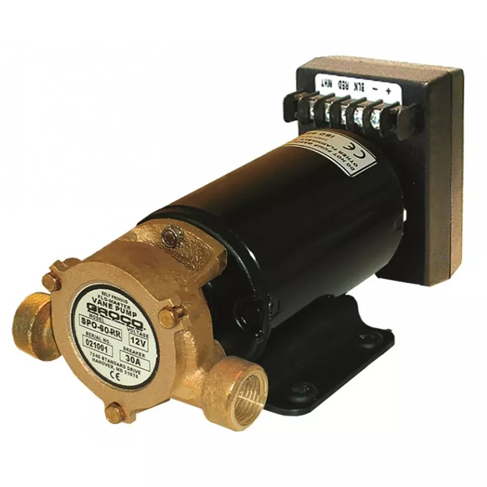 groco-commercial-duty-remote-reversing-vane-pump-24v GROCO Commercial Duty Remote Reversing Vane Pump - 24V
