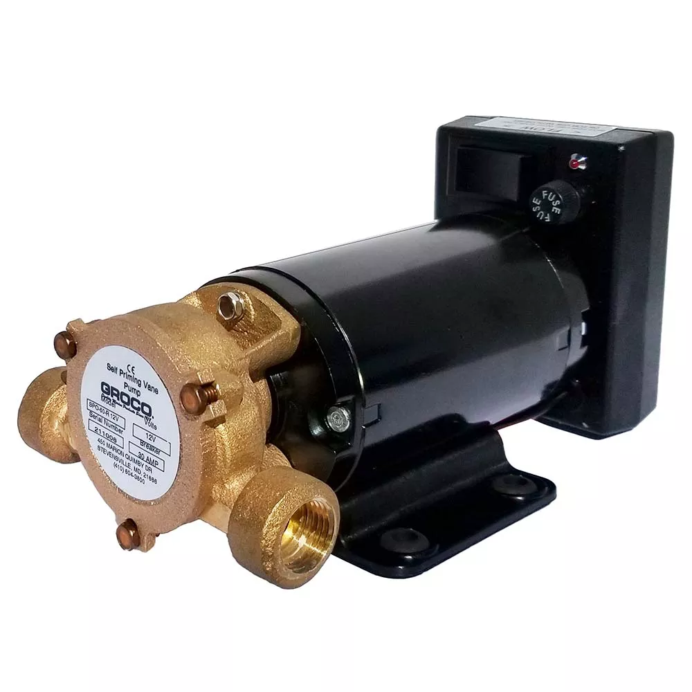 groco-heavy-duty-positive-displacement-reversing-vane-pump-24v GROCO Heavy Duty Positive Displacement Reversing Vane Pump - 24V