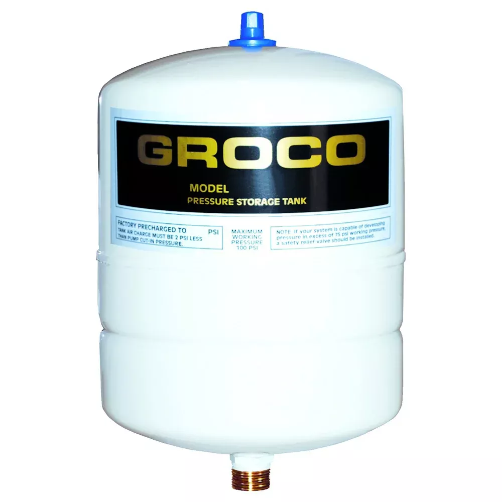 groco-pressure-storage-tank-0-5-gallon-drawdown GROCO Pressure Storage Tank - 0.5 Gallon Drawdown