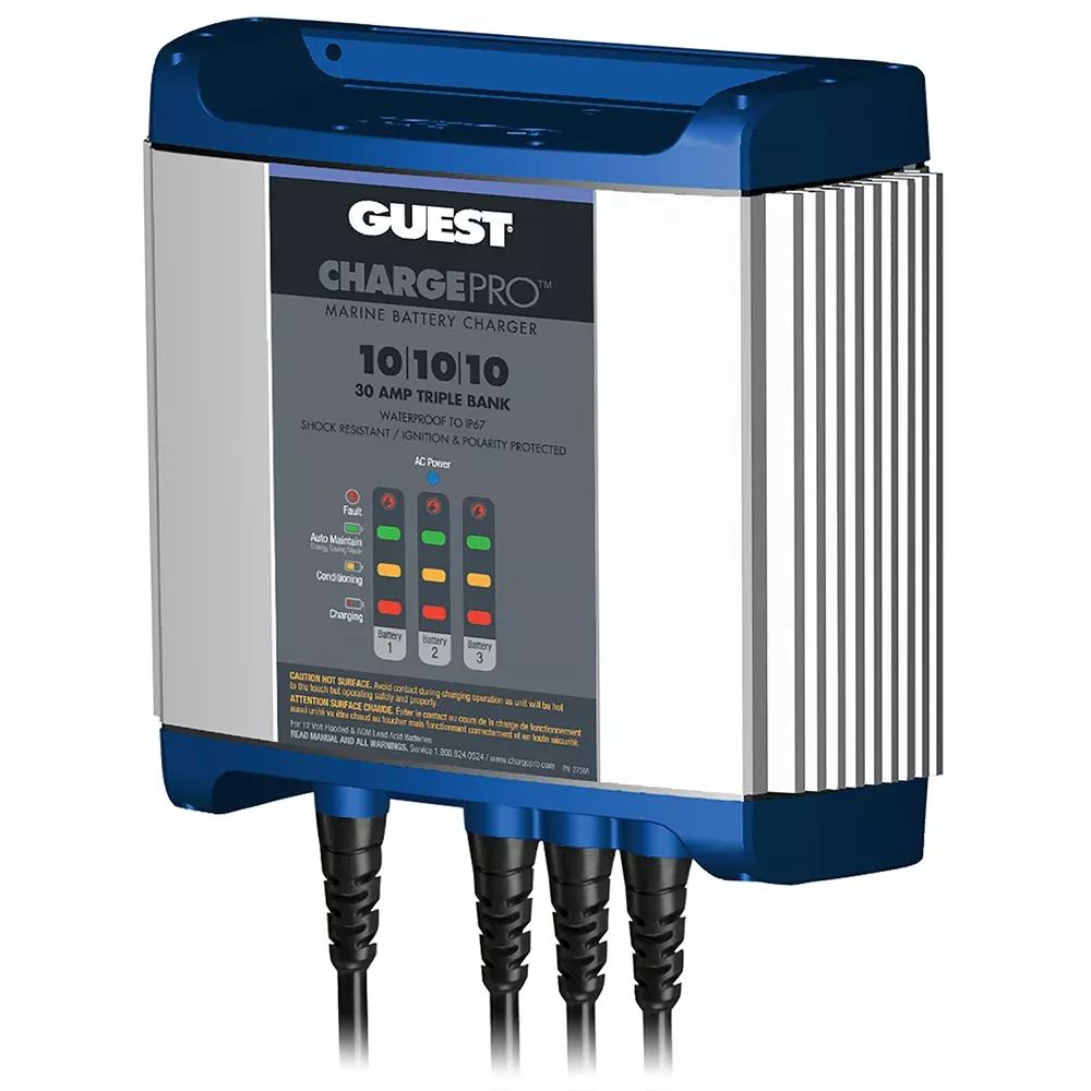 guest-on-board-battery-charger-30a-12v-3-bank-120v-input Guest On-Board Battery Charger 30A / 12V - 3 Bank - 120V Input